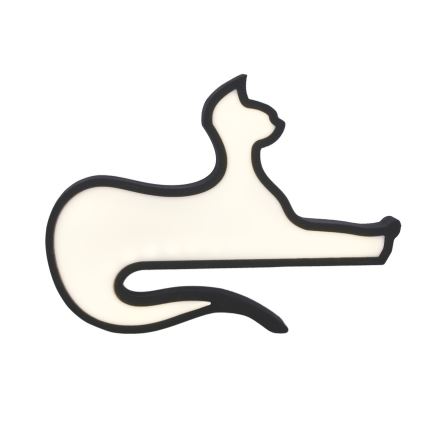 LED skrivbordslampa för barn CAT LED/13W/230V svart