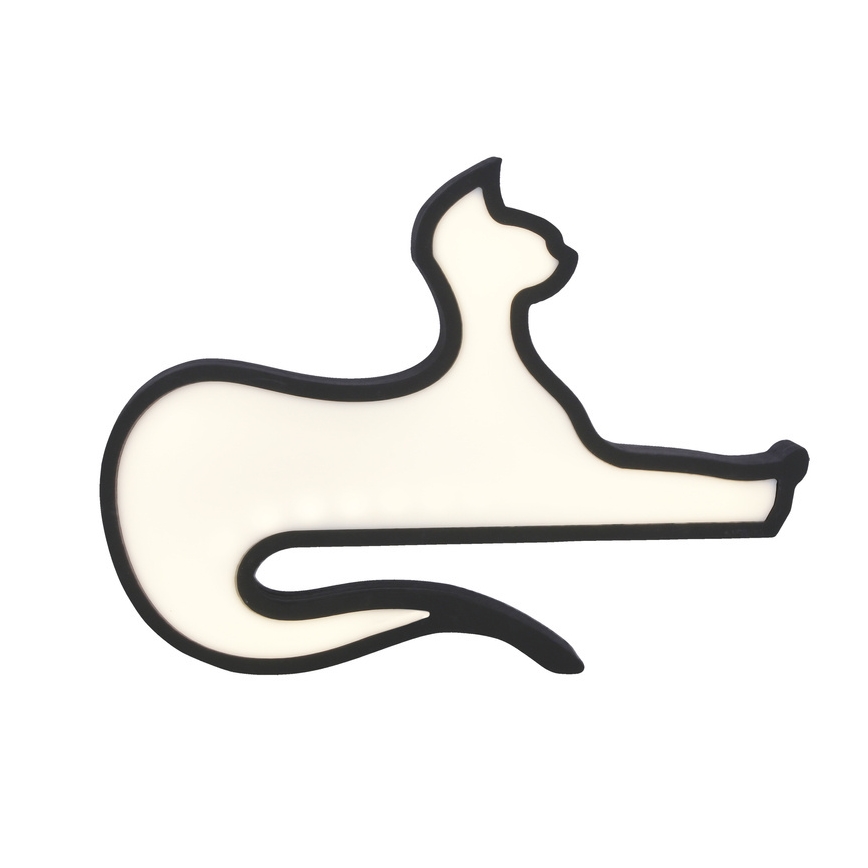 LED skrivbordslampa för barn CAT LED/13W/230V svart