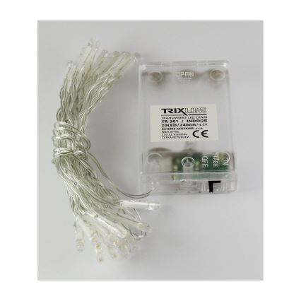 LED-slinga 20 LED, 2 funktioner, 2,4 m, varmvit