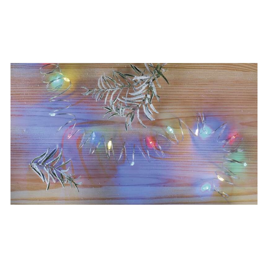 LED  slinga 20xLED/2xAA 2,4m flerfärgad