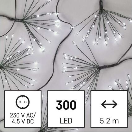 LED-slinga 300xLED/8,2m kallvit