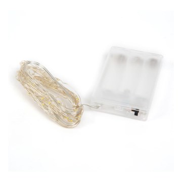 LED slinga 50xLED/3xAA 5m flerfärgad