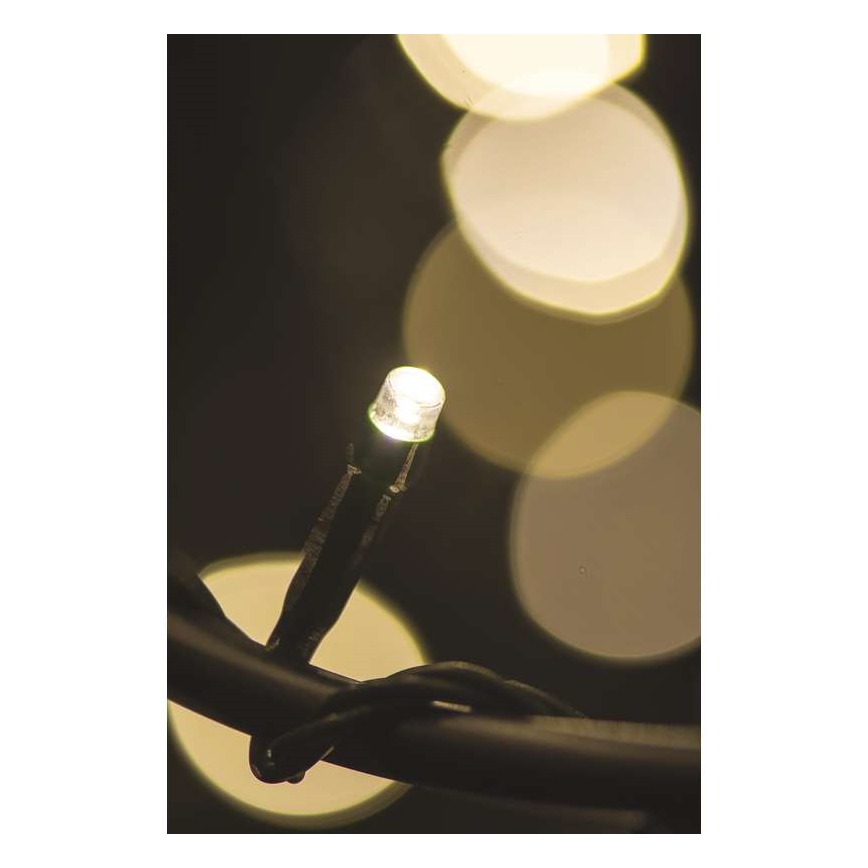 LED-slinga för utomhusbruk, 80×LED, 13 m, IP44, varmvit