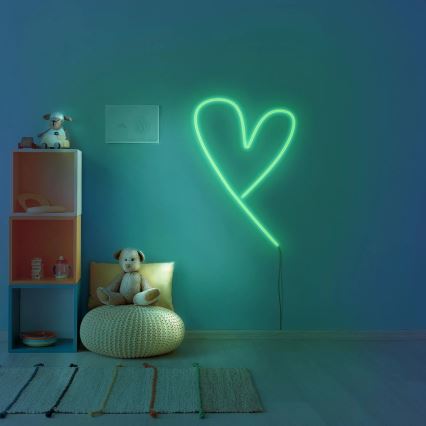 LED-slinga NEON 2 m LED/14W/12V IP65 grön