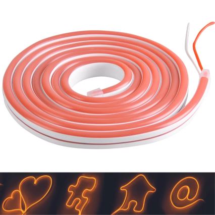 LED-slinga NEON 2 m LED/17W/12V IP65 orange