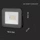 LED Smart Dimbar RGB strålkastare LED/20W/230V IP65 svart
