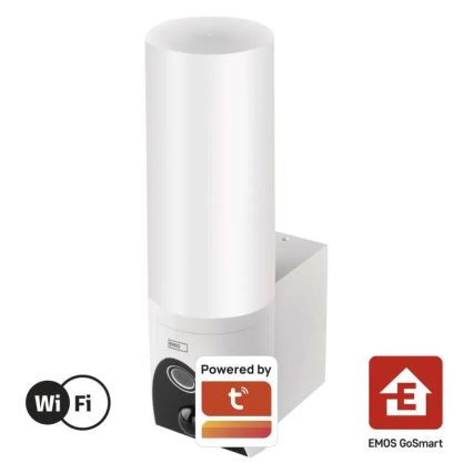 LED Smart utomhuskamera med belysning GoSmart LED/12W/230V IP65 Wi-Fi Tuya vit