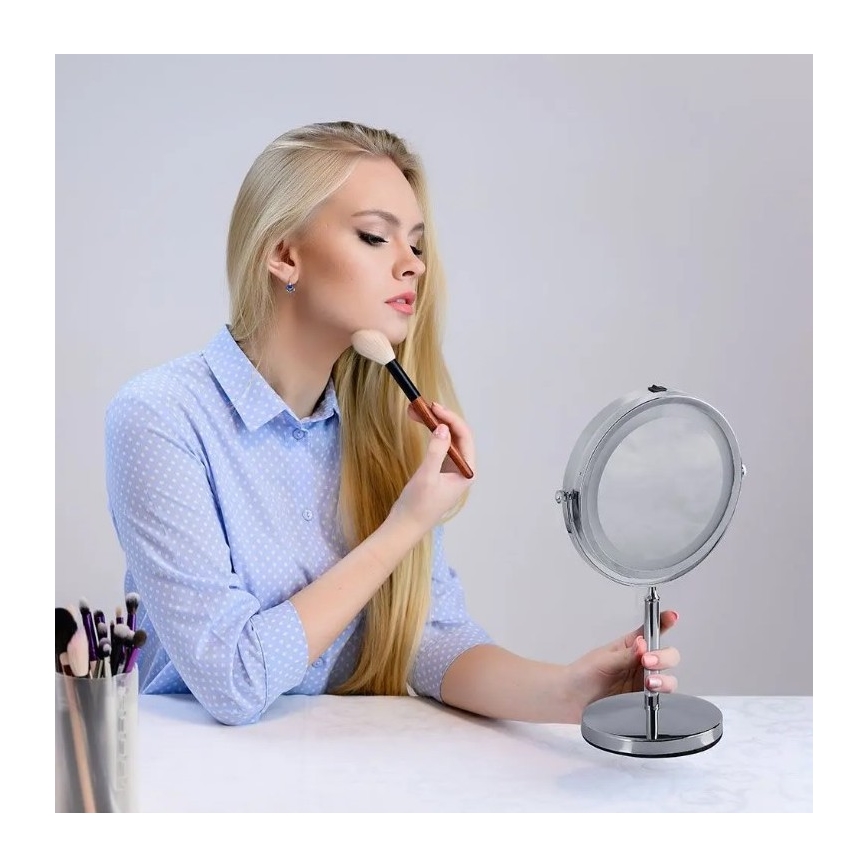 LED sminkspegel LED/3W/6V 4xAA IP44