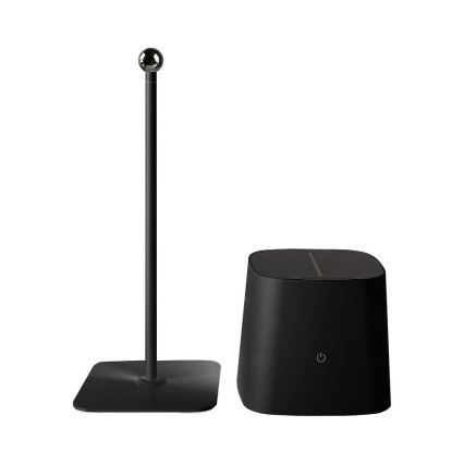 LED Solcellsladdningsbar dimbar magnetisk touchbordslampa LED/5W/5V 3000-6000K 3600 mAh IP65 svart