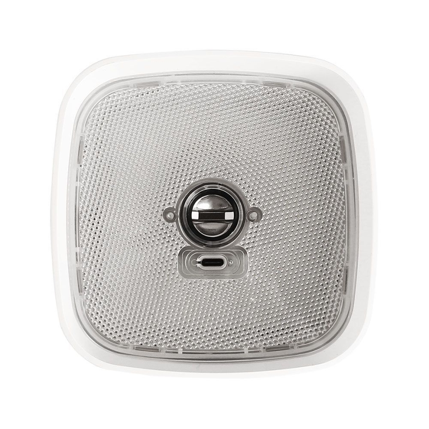 LED Solcellsdriven dimbar magnetisk touch-laddningsbar bordslampa LED/5W/5V 3000-6000K 3600 mAh IP65 vit