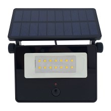 LED Solar utomhus strålkastare med sensor LED/5W/3,7V 4200K IP44