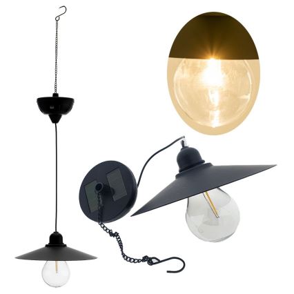 LED solarlampa på lina DINA 1,2V 200 mAh IP44