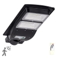 LED Solarlampa för utomhus med sensor STREET 2xLED/6W/3,2V 12000 mAh IP65 + fjärrkontroll
