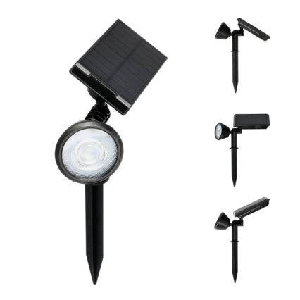 LED-solarlampa LANCE LED/3,7V 6000K IP44 1500 mAh
