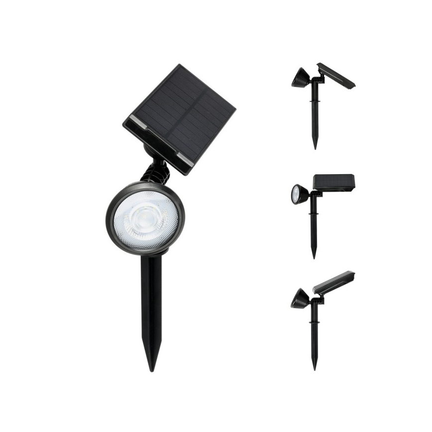 LED-solarlampa LANCE LED/3,7V 6000K IP44 1500 mAh