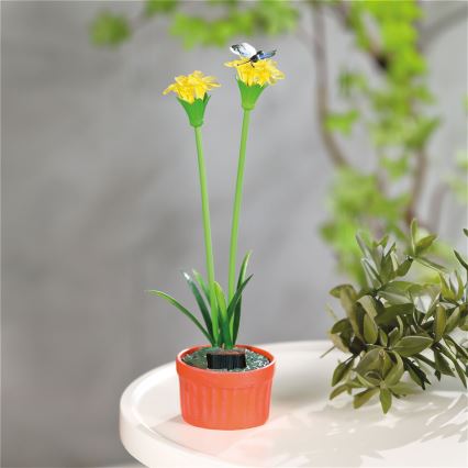 LED-solarlampa LED/1,2V 200 mAh IP44 blomformad