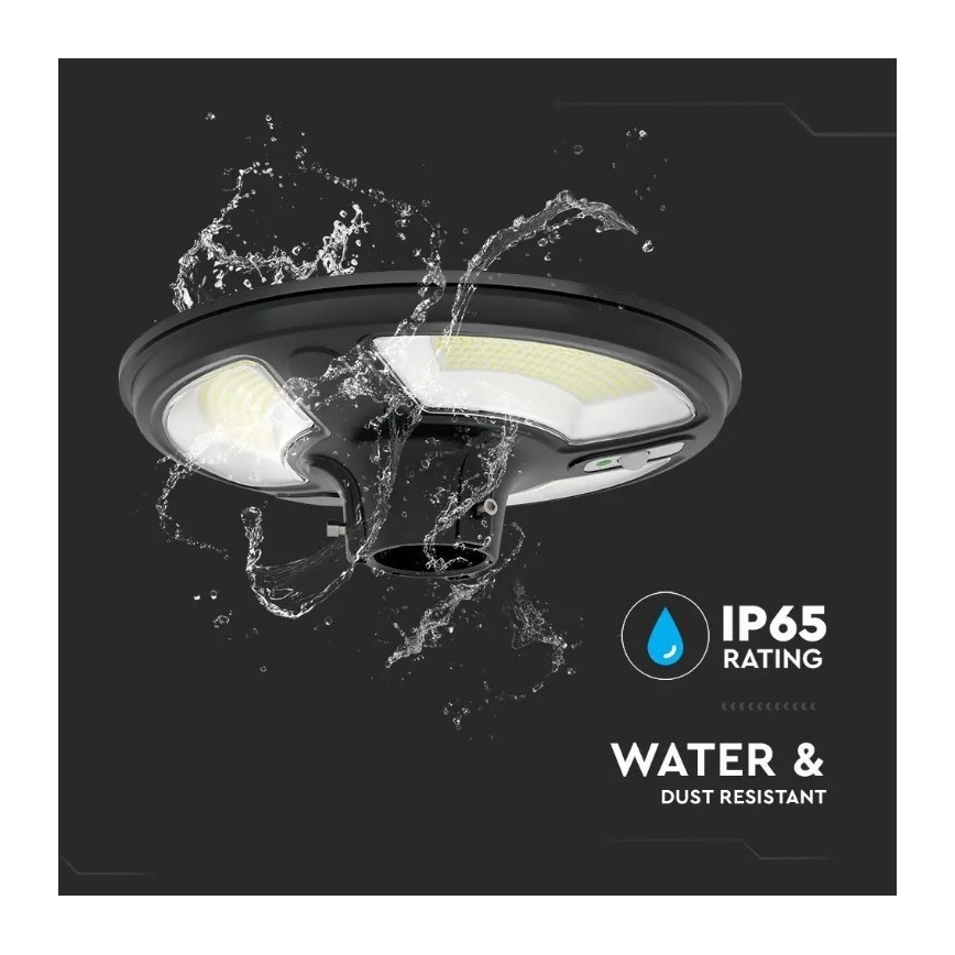 LED Solarlampa för utomhusbruk med sensor LED/10W/3,2V 6500K IP65 25000 mAh + fjärrkontroll