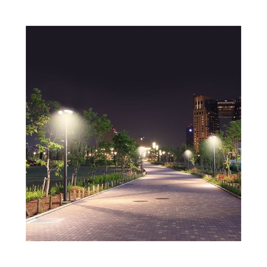 LED Solarlampa för utomhusbruk med sensor LED/10W/3,2V IP65 4000K 15000 mAh + fjärrkontroll