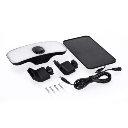 LED solcellsspot med sensor LED/13W/3,7V IP65 4000K 4000 mAh