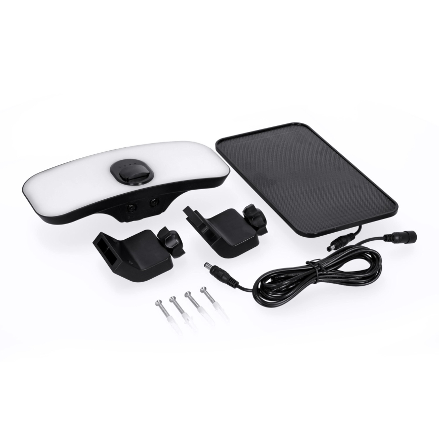 LED solcellsspot med sensor LED/13W/3,7V IP65 4000K 4000 mAh