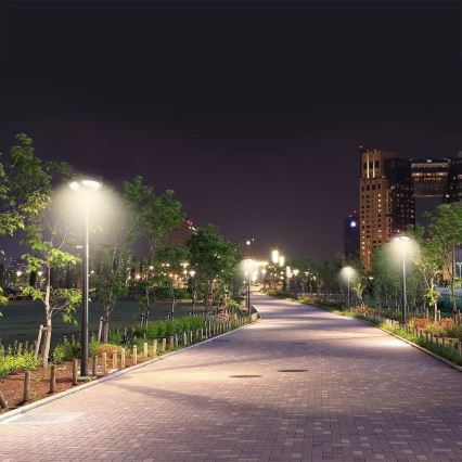 LED Solarlampa för utomhusbruk med sensor LED/7,5W/3,2V IP65 4000K 15000 mAh + fjärrkontroll