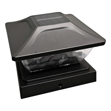 LED-solarlampa TOYA LED/4,5W/230V 3000/6500K 600 mAh IP44 svart