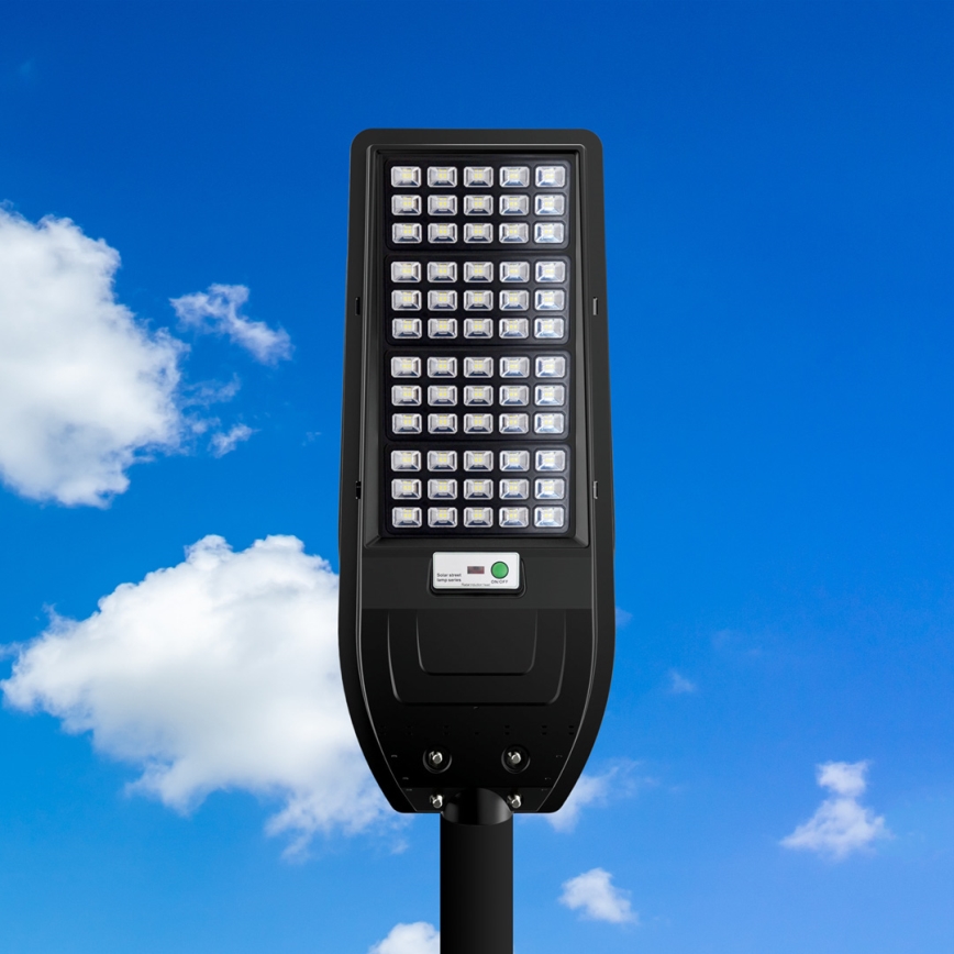 LED Solarlampa för utomhusbruk VIA 150W/15000 mAh 3,2V 6000K IP65 + fjärrkontroll