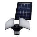 LED Solcell utomhusreflektor med sensor LED/20W/5,5V 2400 mAh IP44