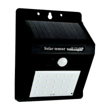 LED solcell väggbelysning med sensor LED/0,55W/3,7V 6500K IP65