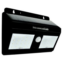 LED solcell väggbelysning med sensor LED/1,2W/3,7V 6500K IP65