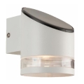LED solcell väggbelysning med sensor LED/1W/3,7V IP54 3000K 1200 mAh vit