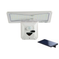 LED solcell väggbelysning med sensor LED/2,6W/5,5V IP65 vit