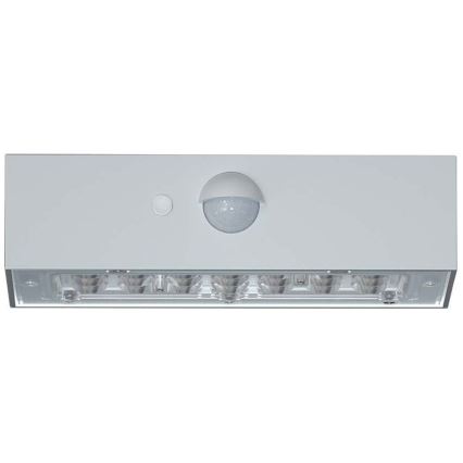 LED solcell väggbelysning med sensor LED/3W/3,7V 3000K/4000K IP65 vit