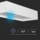 LED solcell väggbelysning med sensor LED/6W/3,7V IP65 4000K vit