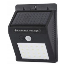 LED Solcell vägglampa med sensor LED/0,55W/3,7V IP65