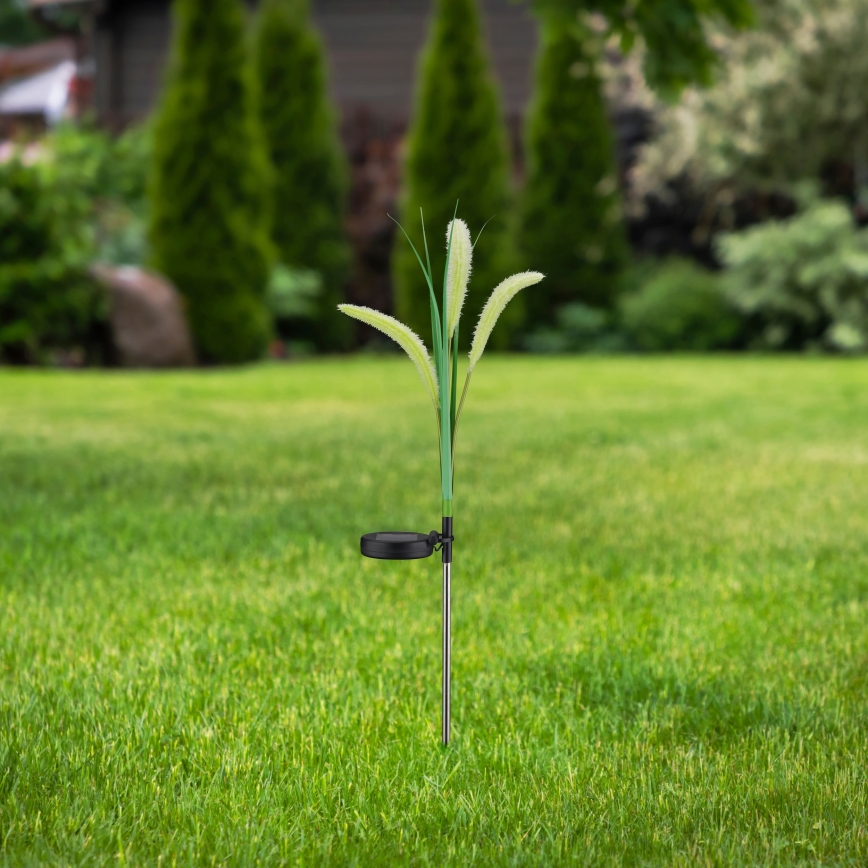 LED Solcellsbelysning FLORA LED/1,2V 3000K 600 mAh IP44 svart