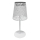 LED-solcellsdriven bordslampa LUVETRA LED/1xAA 4000K IP44 200 mAh vit