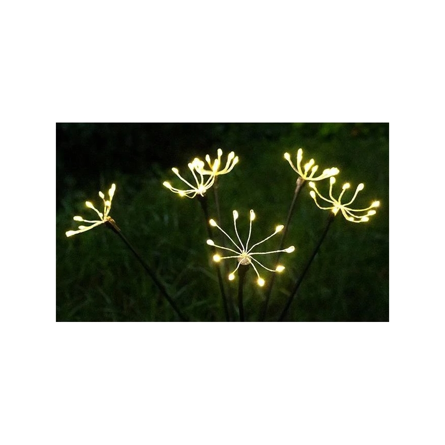 LED solcellsdriven dekorationslampa med sensor LED/1,2V 3000K 73 cm 600 mAh IP44