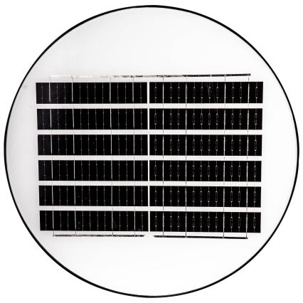 Dimbar LED-solcellsgatlampa med sensor LED/15W/6V 11000 mAh 6500K IP65 svart + fjärrkontroll