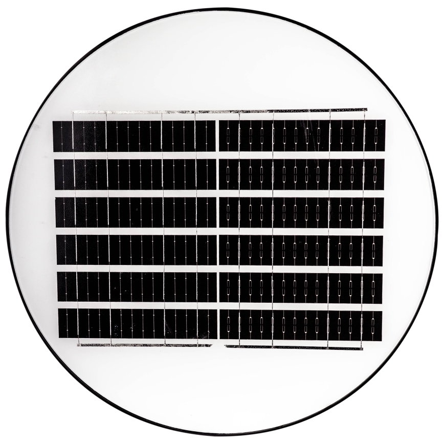 Dimbar LED-solcellsgatlampa med sensor LED/15W/6V 11000 mAh 6500K IP65 svart + fjärrkontroll