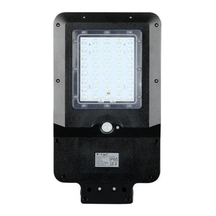 LED solcellsdriven gatlampa med sensor LED/15W/7,4V 6000K IP65 5400 mAh
