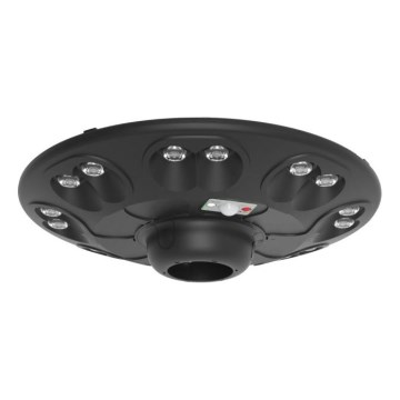 LED solcellsdriven gatlampa med sensor LUVIA LED/15W/3,2V 4000K IP54 5400 mAh + fjärrkontroll