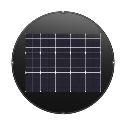 LED-solcellsdriven gatulampa med sensor LUVIA LED/15W/3,2V 6500K IP54 5400 mAh + fjärrkontroll