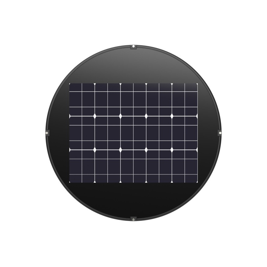 LED-solcellsdriven gatulampa med sensor LUVIA LED/15W/3,2V 6500K IP54 5400 mAh + fjärrkontroll