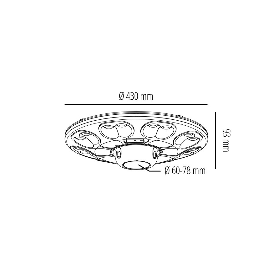 LED-solcellsdriven gatulampa med sensor LUVIA LED/15W/3,2V 6500K IP54 5400 mAh + fjärrkontroll