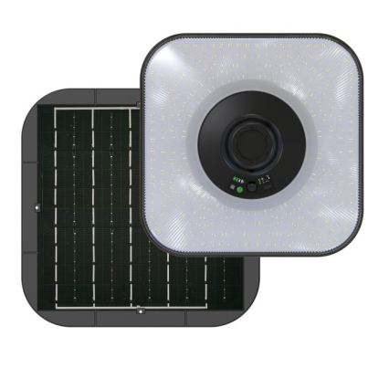 LED-solcellsgatulampa med sensor SOLSUMI LED/25W/3,2V 3000/4000/6500K IP54 24000 mAh + fjärrkontroll