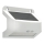 LED-solcellsdriven väggarmatur med sensor SOLTO LED/6W/3,7V 4000K IP54 2400 mAh vit