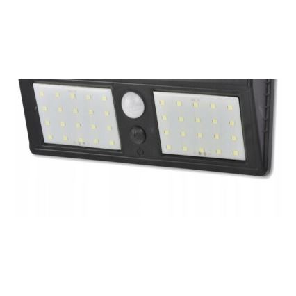 LED solcellsdriven vägglampa med sensor LED/1,2W/3,7V 1200 mAh IP44