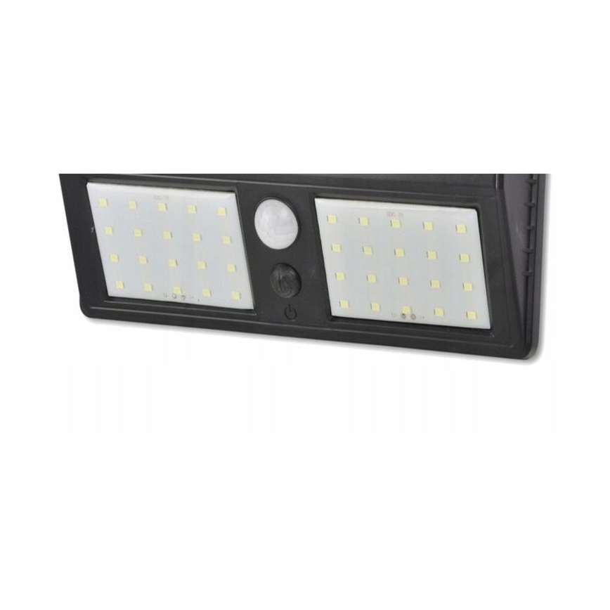 LED solcellsdriven vägglampa med sensor LED/1,2W/3,7V 1200 mAh IP44