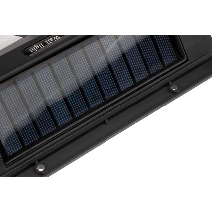 LED solcellsdriven vägglampa med sensor LED/1,2W/3,7V 1200 mAh IP44